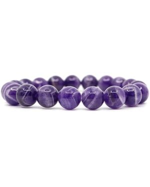 Shar Oke Chevron Amethyst Bracelet - Purple