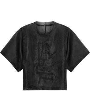 Lendrop Studios Acacia Organza T-Shirt - Black
