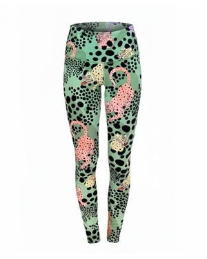 Pitaya Yoga Neutrals Ms Chee Leggings - Green