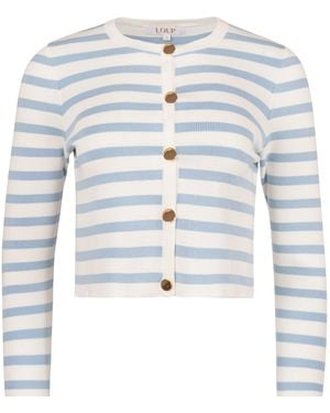 Lou&Up (Formerly Loup Clothing) Striped Cardigan - Blue