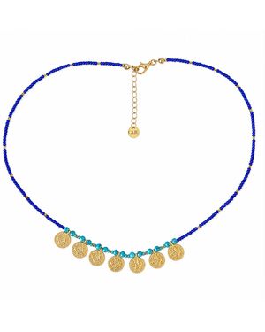 Gajú Oia Necklace - Blue
