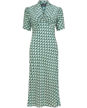 Pretty Eccentric Mabel Dress - Green