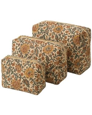 Conscious Yoga Collective The Floral Paisley Travel Set - Metallic