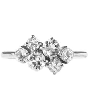 Lee Renee Topaz Cluster Ring - Metallic