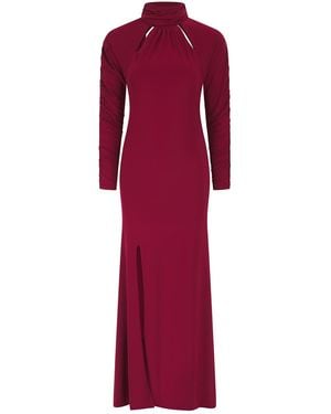 Celestine & Mae Celosia Midaxi Dress - Red