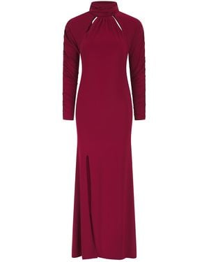 Celestine & Mae Celosia Midaxi Dress - Red