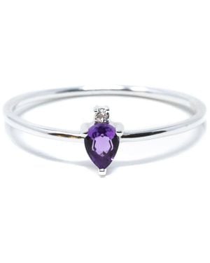 NASI SILVER Atarah Ring- Amethyst & Topaz - Multicolour