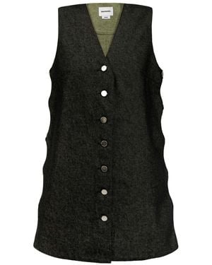 Van Brussel Bruno Vest Dress - Black