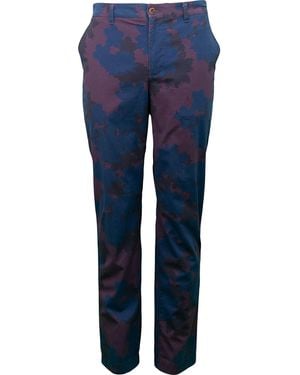 lords of harlech Charles Salerno Floral Pant - Blue
