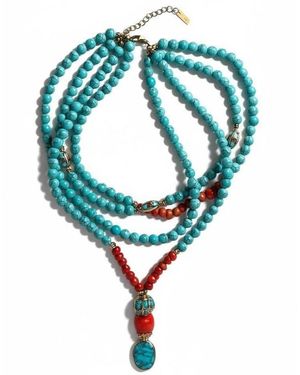 La Pluie Jewellery Augusta Mare Necklace - Blue