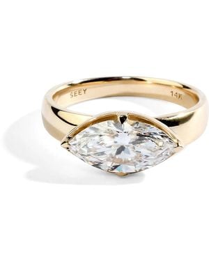 Seey Jewelry Marquise Muse Ring - White
