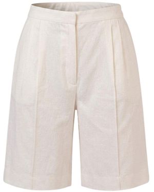 GLAM ON YOU Lusain Shorts Ivory - White