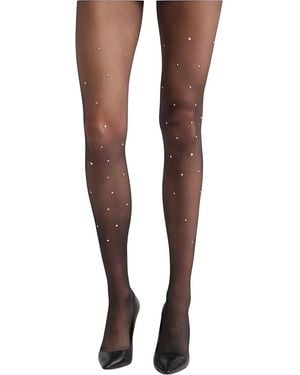 HIGH HEEL JUNGLE by KATHRYN EISMAN Crystalize Sheer Tight - Brown