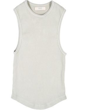 Ariko Sandstone Scallop Tank - White