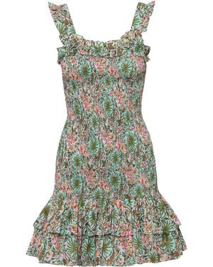 Carolina Benoit Mini Palm Springs Dress - Green