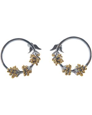 Lavan Castor Earrings - Metallic