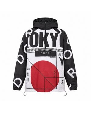 mysimplicated Water Repellent Windbreaker Tokyo Design W - Red