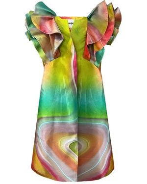 Maxjenny Butterfly Occasion Coat - Green