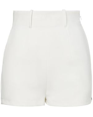 Nissa High Waisted Shorts - White