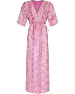 Chic by Lirette Kimono Dress Lotus Guna - Pink