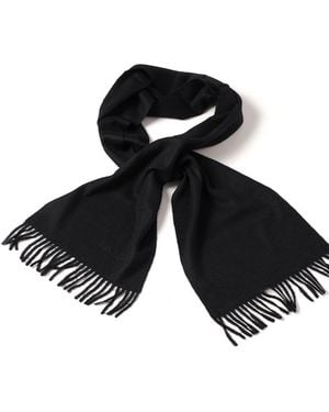 Bel Cashmere Cashmere Scarf With Fringes - Black