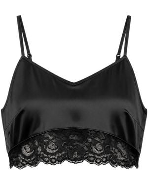 Zafur Half Cami - Black