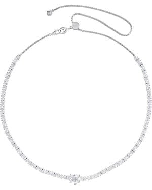 Arte Madrid Whisper Of Love Tennis Necklace & Head Chain - White
