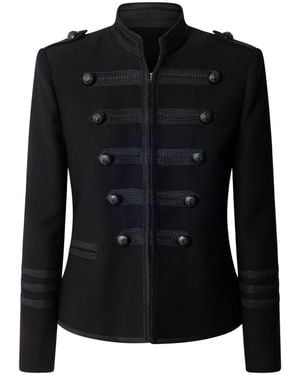 The Extreme Collection Military Hussar Tailored Jacket - Black