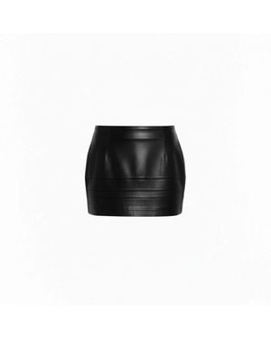 Ruko B Lamb Skin Skirt - Black