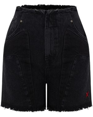 Pcfg High Waist Denim Shorts - Black