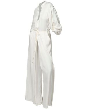 carlton jones Layla Palazzo Jumpsuit - White