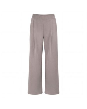 OFF GRID Neutrals Sennen Mink Scuba Sustainable Trouser - Gray