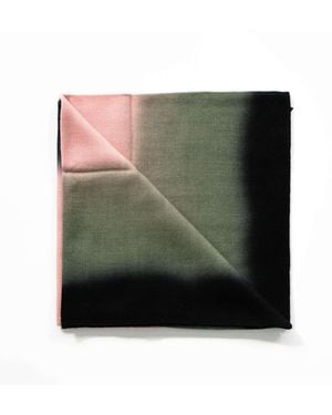Variously Iris Kiwi Cashmere Merino Handwoven Scarf - Green