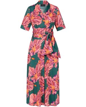 Marianna Déri Shirtdress With Detachable Belt Orchid - Red