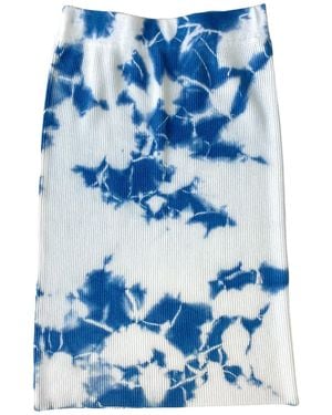 Zenzee Cashmere Pencil Skirt - Blue