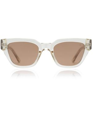 A.Kjærbede Kaws Sunglasses Ecru Transparent - Natural