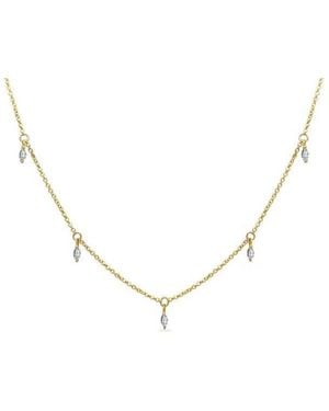 Aaria London Tilcara Drops Necklace - Metallic