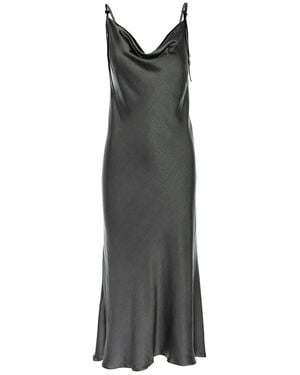 Silvia Serban Midi Dress With 2 Sides - Grey