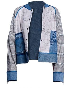 Story Wear Reversible Baseball Jacket - Blue