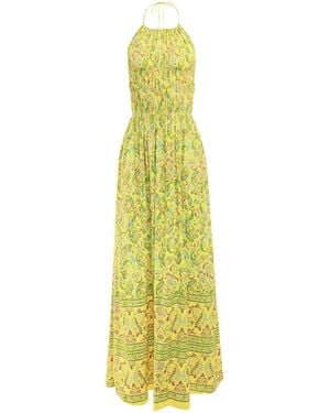 Morrato Bali Mahrosh Maxi Dress Kashvi Lime Light - Yellow