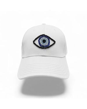 C. Grassi The Energy Project Evil Eye Hat - Grey