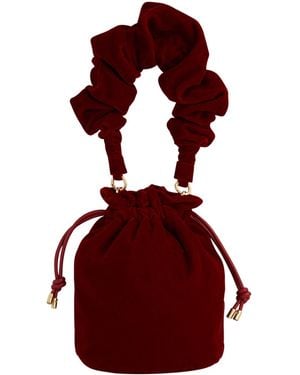 Fable England Ruby Bucket Bag - Red