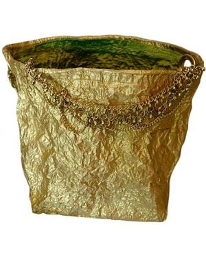 Romer Millinery Morphy Moldable Mini Bag With Tiered Chain - Green
