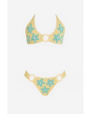 Oceanus Mia's Marina Bikini Set - Yellow