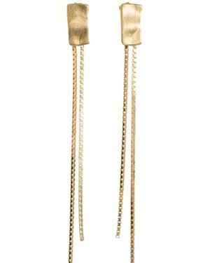 Karen Hallam Isadora Plated Stud Earrings - Metallic