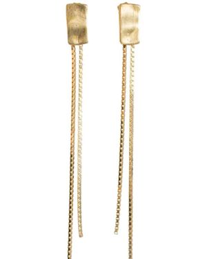 Karen Hallam Isadora Plated Stud Earrings - Metallic