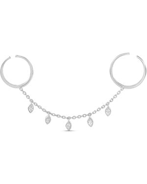 SHYMI Two Finger Bezel Set Adjustable Ring - Metallic