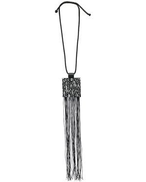 Metamorph Oversize Necklace With Metallic Print
