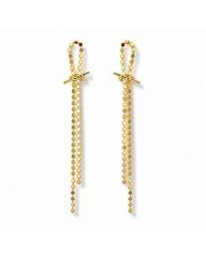 Hye Jane Jewelry T-Bar Tassel Drop Earrings - Metallic