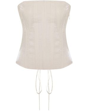 Pcfg Neutrals Daydreamers Structured Corset - Natural